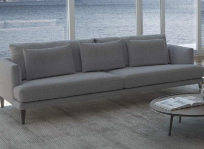 Modern gray sofa three-seater furniture designer luxury couches home furniture